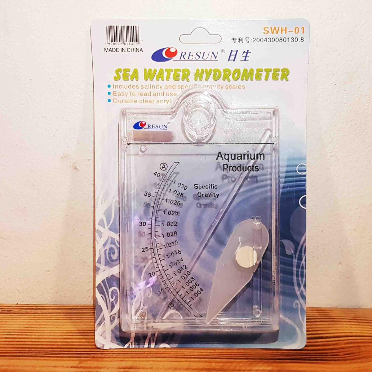 Seawater Salinity Hydrometer Accurate Aquarium Saltwater Tester