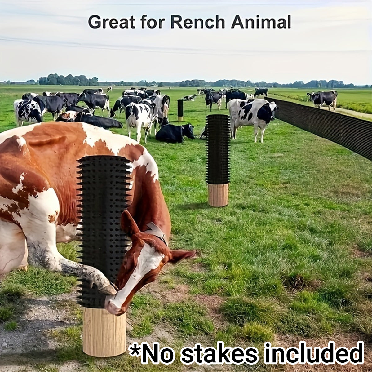 Durable Equine Scratching Pad for Horses and Cattle Grooming