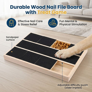 Dog Scratching Board - Pet Nail Filing Claw Grinder