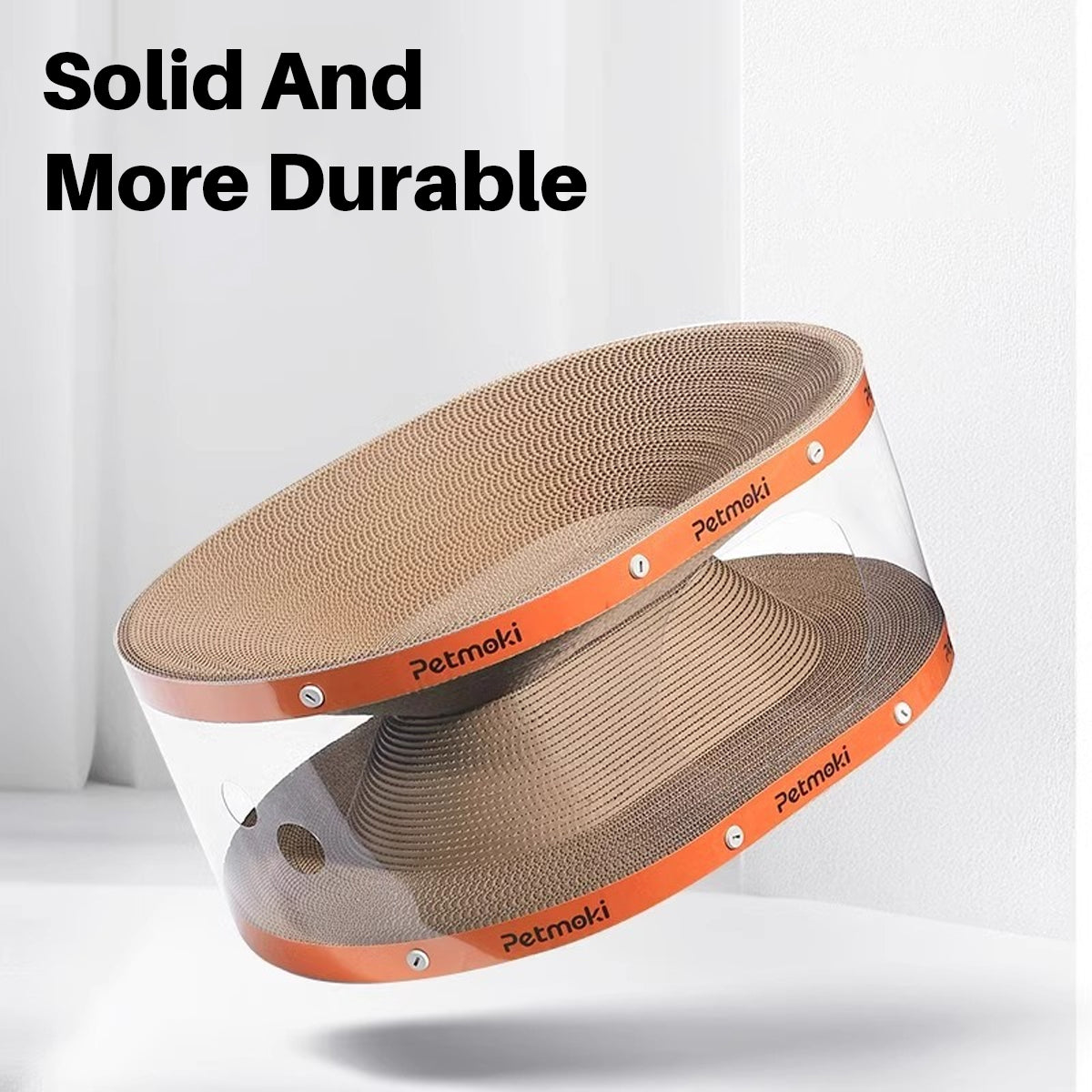2-In-1 Cat Tunnel Bed With Scratcher Board