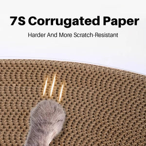 2-In-1 Cat Tunnel Bed With Scratcher Board