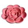Rose-Shaped Slow Feeder Dog Bowl with Non-Slip Suction Base
