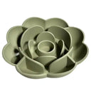 Rose-Shaped Slow Feeder Dog Bowl with Non-Slip Suction Base