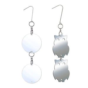 Reflective Bird Deterrent Discs Set Hanging Garden Protection