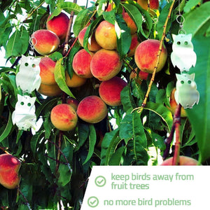 Reflective Bird Deterrent Discs Set Hanging Garden Protection
