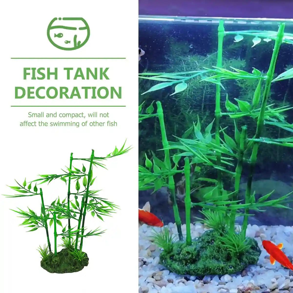 Simulation Aquarium Bamboo Plant Fake Aquarium Plant