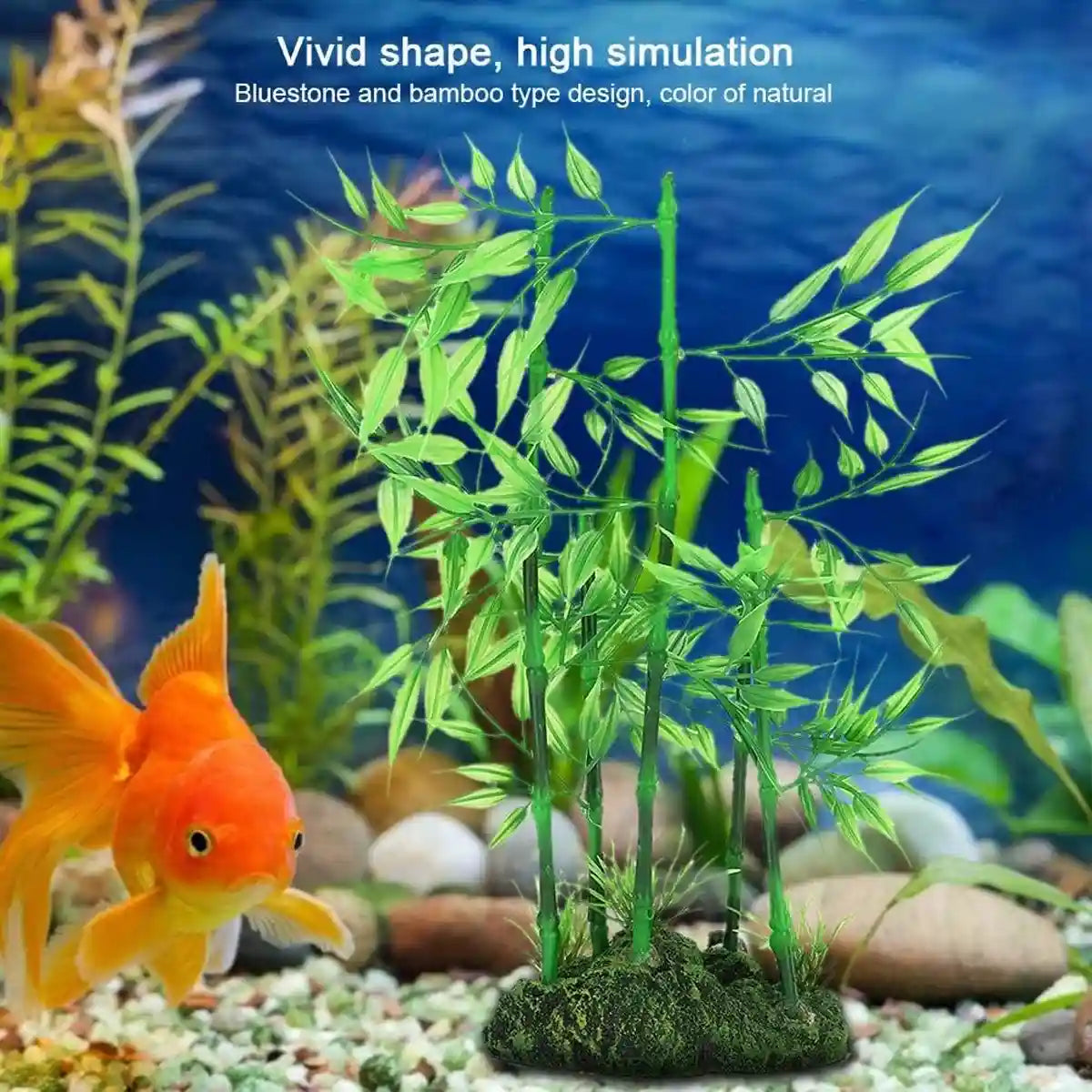 Simulation Aquarium Bamboo Plant Fake Aquarium Plant
