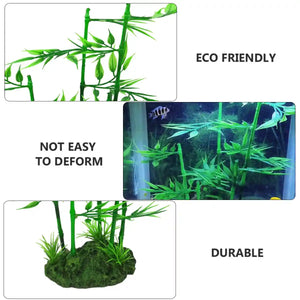 Simulation Aquarium Bamboo Plant Fake Aquarium Plant