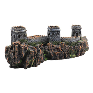 Great Wall Aquarium Ornament Resin Decoration