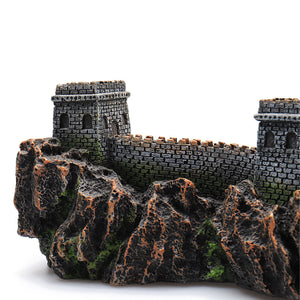 Great Wall Aquarium Ornament Resin Decoration