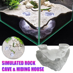Aquarium Hideout Cave - Fish Tank Landscape Decoration