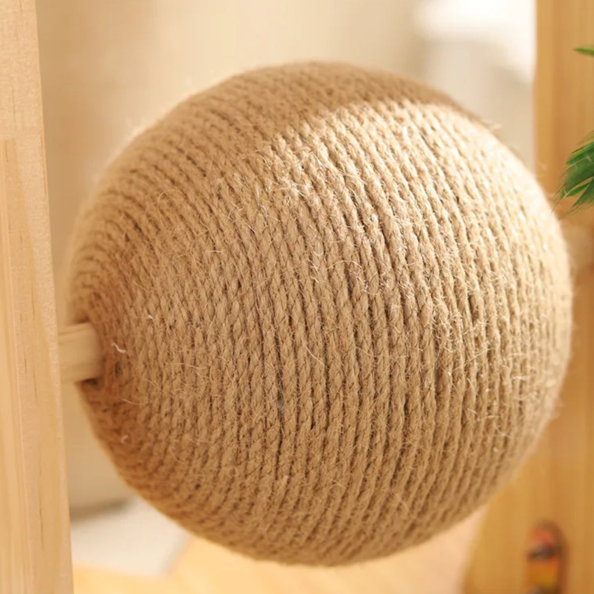 Vertical Play Tower with Sisal Cat Scratching Post and Toys