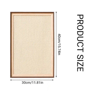 Wall Mounted Cat Scratching Board with Natural Sisal