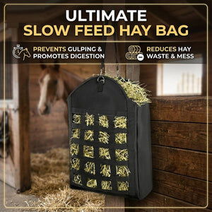 Horse Hay Bag - Heavy Duty Livestock Hay Storage Tote