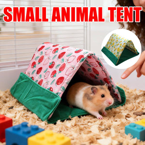 Small Animal Tent Hideout | Soft Cozy Pet Bed for Guinea Pigs & Hamsters