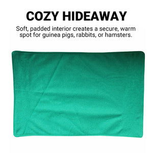 Small Animal Tent Hideout | Soft Cozy Pet Bed for Guinea Pigs & Hamsters