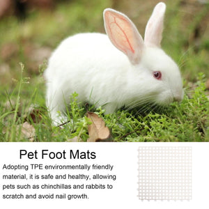 Interlocking Rabbit Cage Floor Mat Small Pet Cage Flooring Tiles