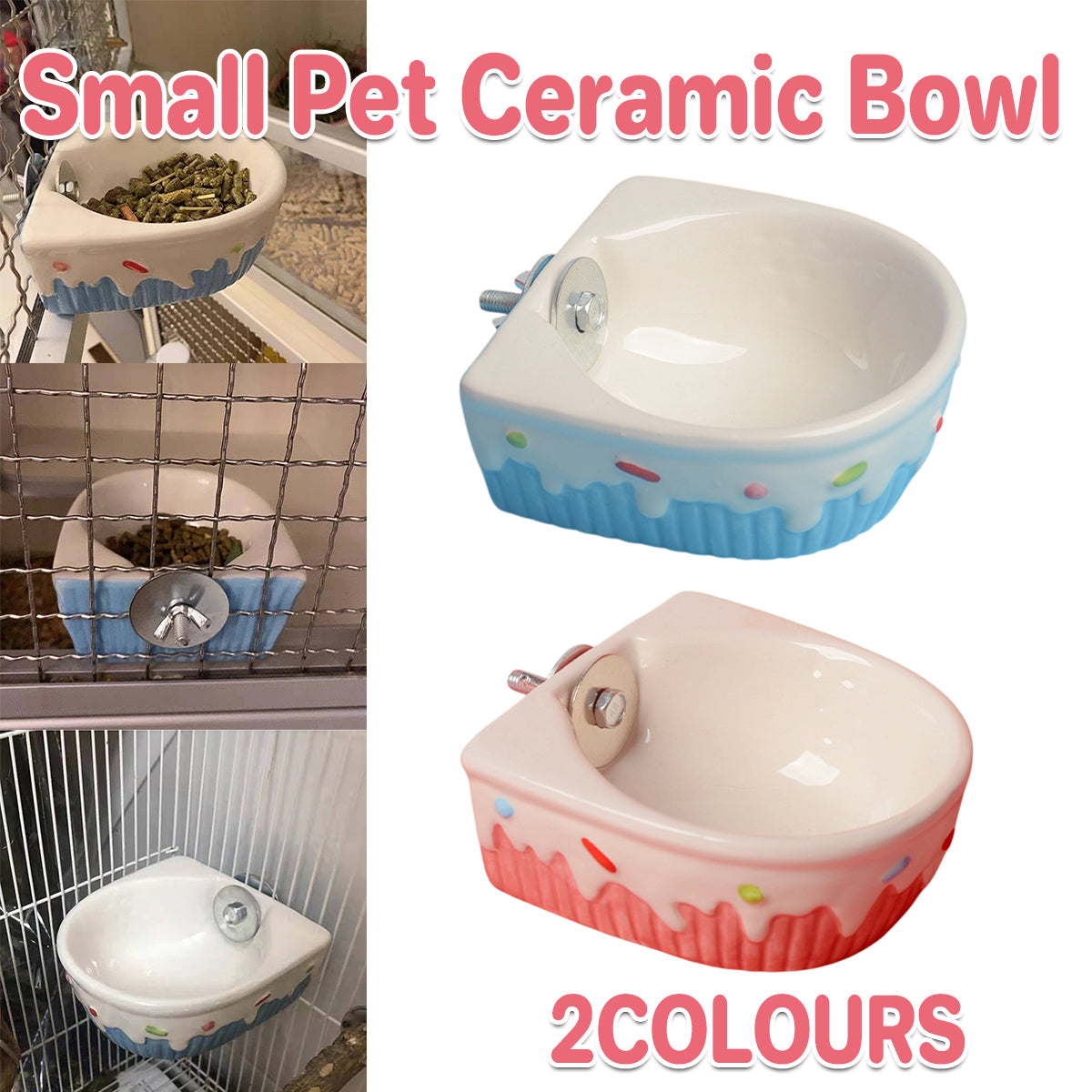 Hanging Pet Ceramic Bowl