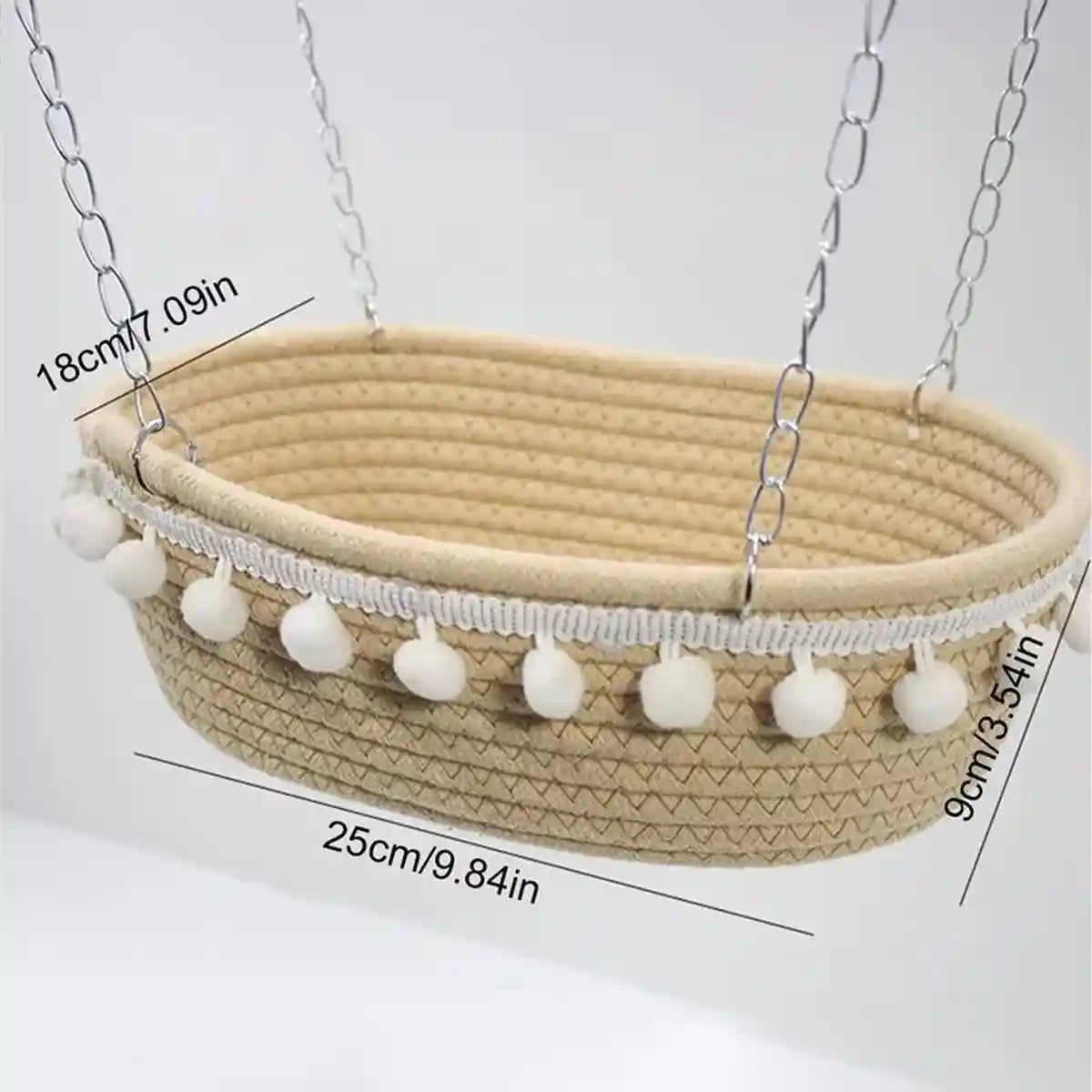 Small Pet Hammock Hanging Bed for Hamsters and Rabbits