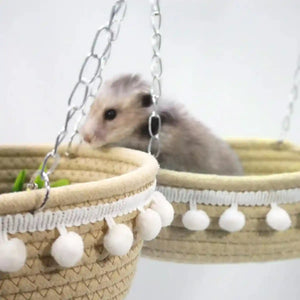 Small Pet Hammock Hanging Bed for Hamsters and Rabbits