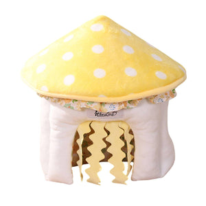 Mushroom Pet House Soft Plush Small Animal Hideout