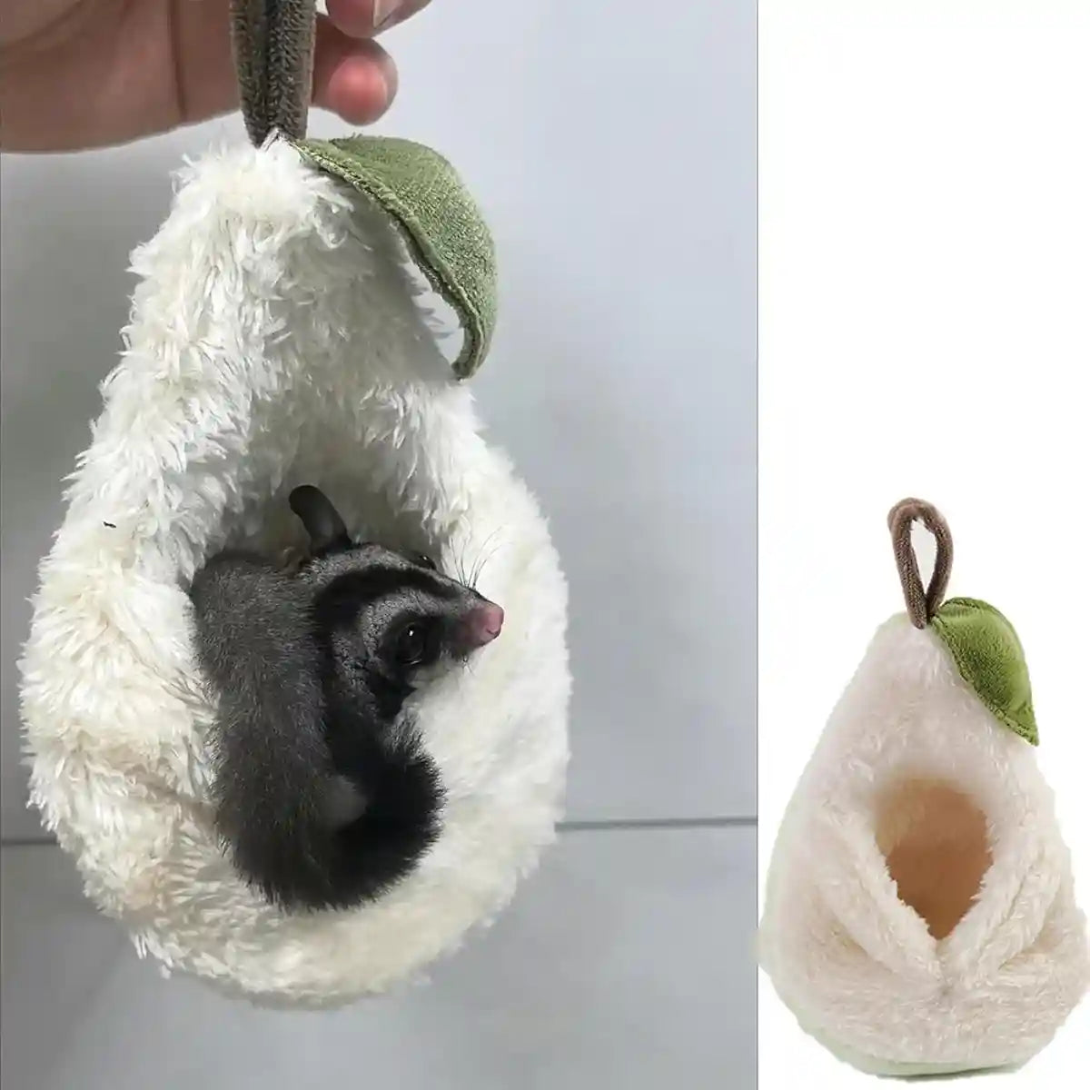 Pear-Shaped Hanging Pet Bed for Hamsters and Small Animals