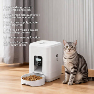 Smart Pet Feeder 2L Automatic Cat And Dog Food Dispenser