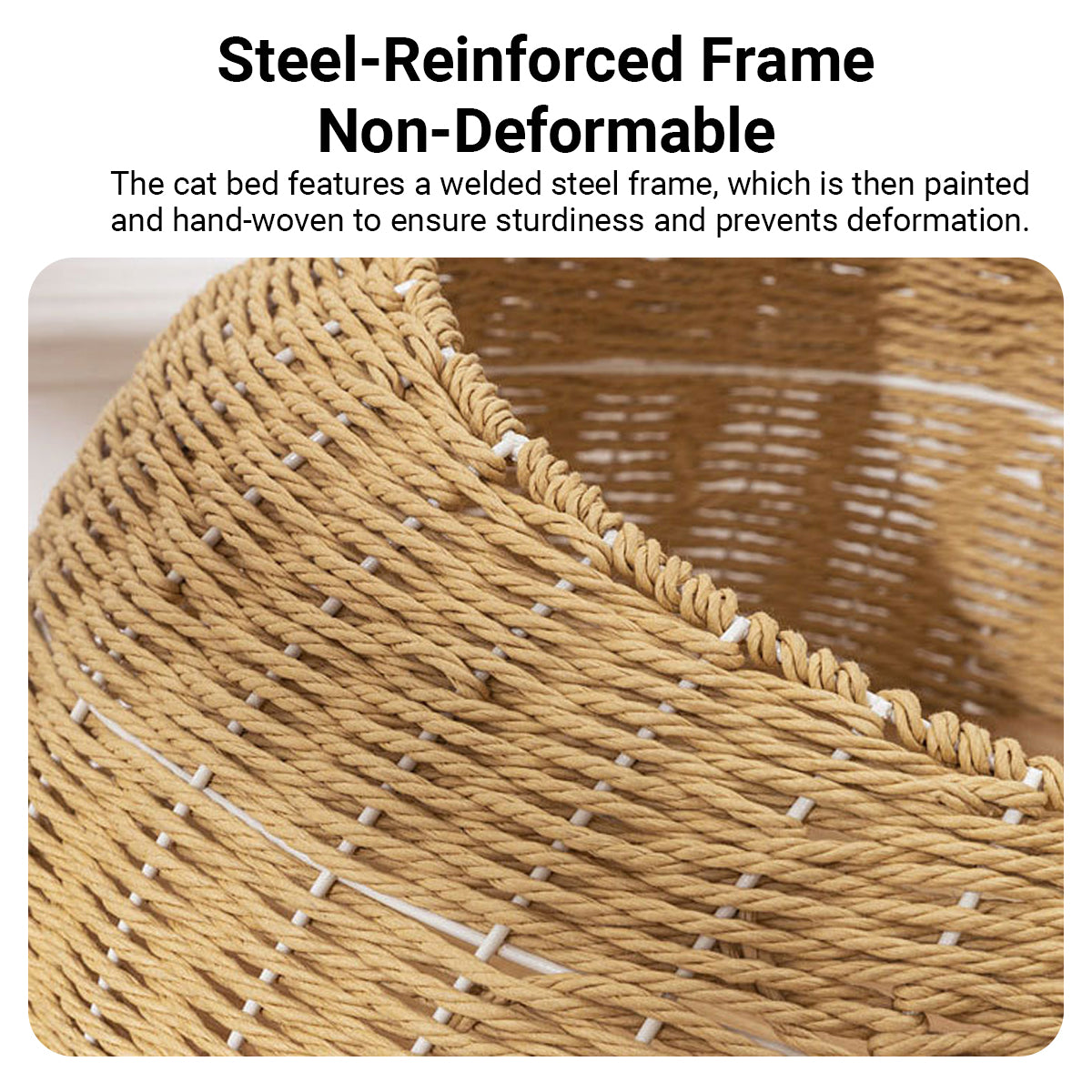 Solid Wood Cat Tree With Sisal Scratching Posts