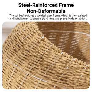 Solid Wood Cat Tree With Sisal Scratching Posts