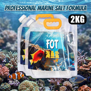Marine Sea Salt 2KG - Clownfish & Reef Aquarium Salt Mix
