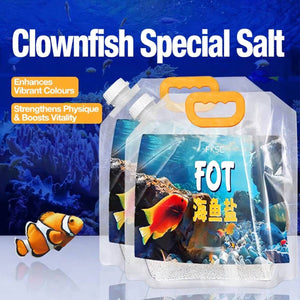 Marine Sea Salt 2KG - Clownfish & Reef Aquarium Salt Mix