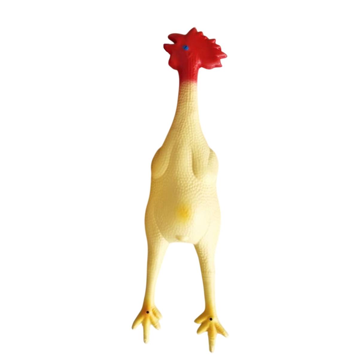 Squeaky Chicken Dog Toy Rubber Chew Toy