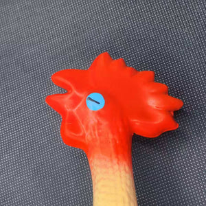 Squeaky Chicken Dog Toy Rubber Chew Toy