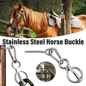 Stainless Steel Horse Tie Ring