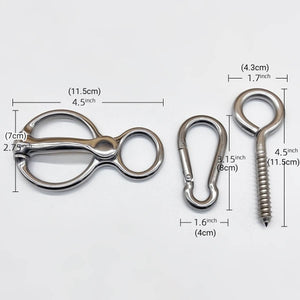 Stainless Steel Horse Tie Ring