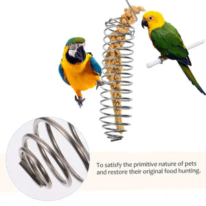 Stainless Steel Spiral Bird Feeder