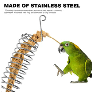 Stainless Steel Spiral Bird Feeder