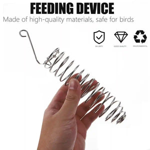 Stainless Steel Spiral Bird Feeder