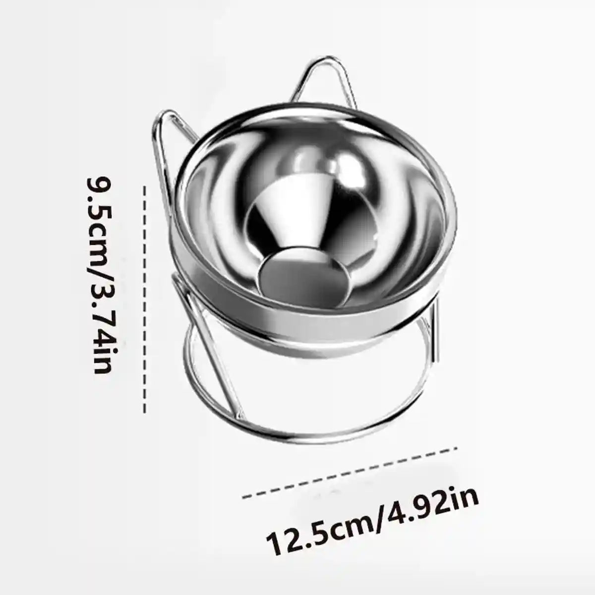Elevated Stainless Steel Cat Bowl
