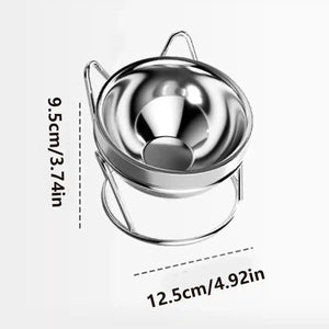 Elevated Stainless Steel Cat Bowl