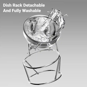 Elevated Stainless Steel Cat Bowl