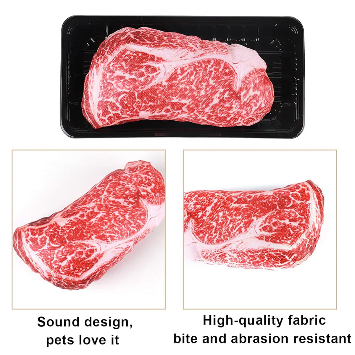 Steak Dog Chew Toy