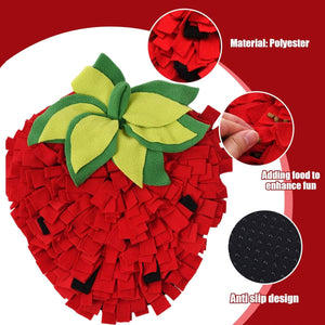 Strawberry Snuffle Mat For Dogs
