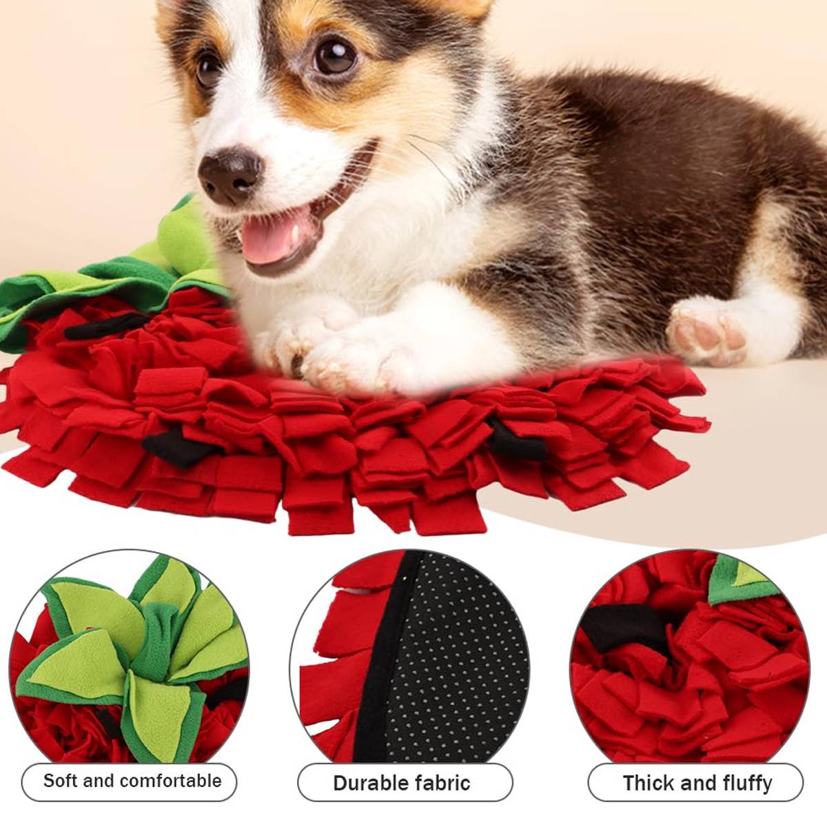 Strawberry Snuffle Mat For Dogs