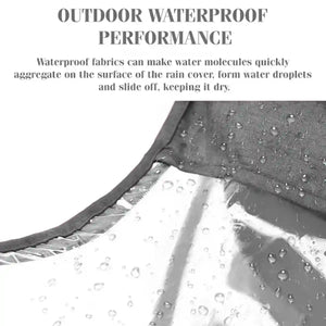 Pet Stroller Rain Cover with 270° View and Front Access Door