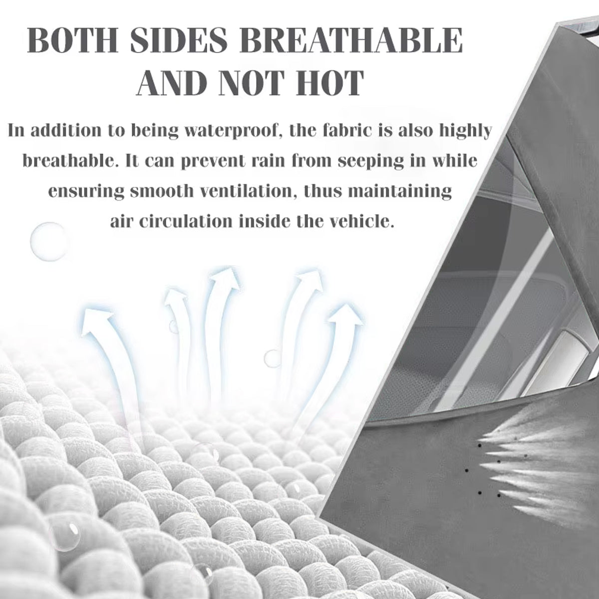 Pet Stroller Rain Cover with 270° View and Front Access Door