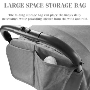 Pet Stroller Rain Cover with 270° View and Front Access Door