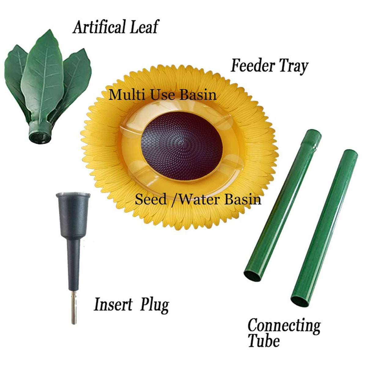Sunflower Bird Feeder Outdoor Hanging Wild Bird Feeding Station