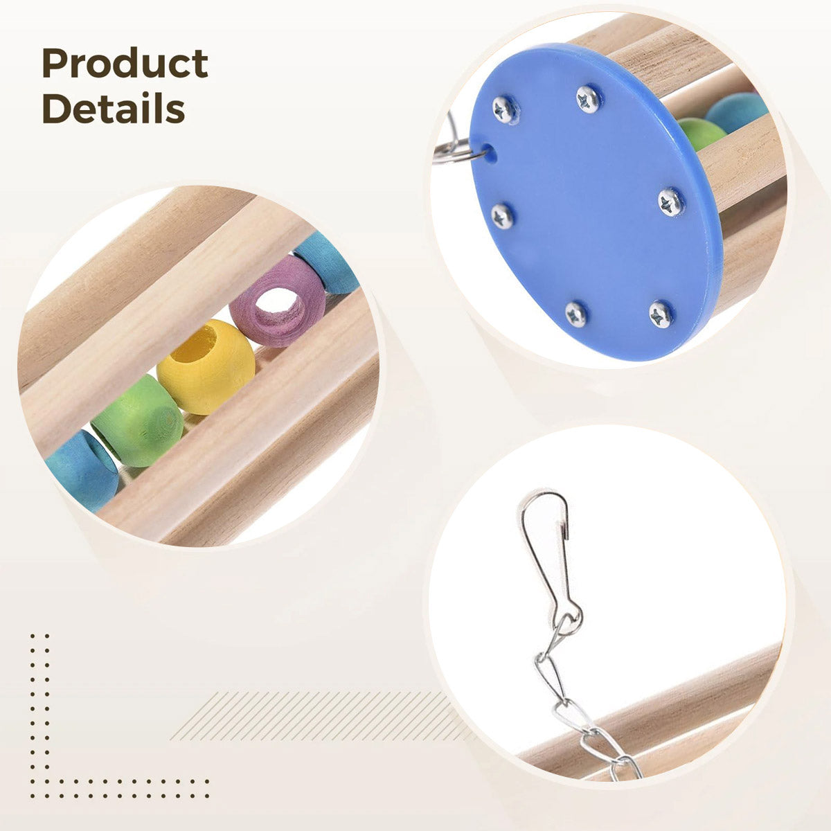 Pet Bird Chew Toy Swing Parrot Toy