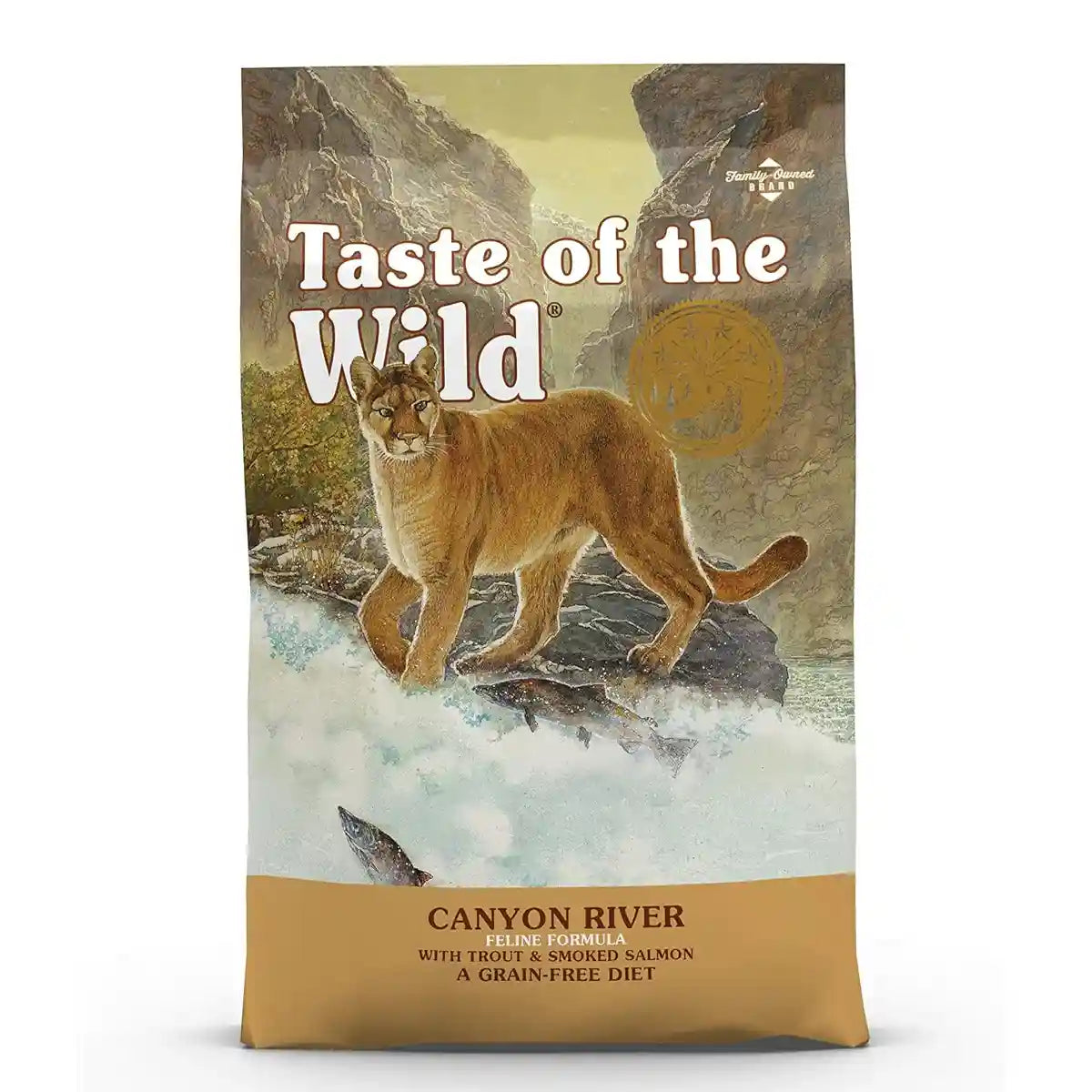 Taste of the Wild Canyon River Cat Food Grain-Free Trout & Smoked Salmon Formula 2kg/6.6kg